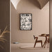 Quadro decorativo in bianco e nero – Sguardi Intrecciati | Poster Minimalista Volti in Linea Continua