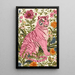 Quadro tigre - Tigre Rosa Floral