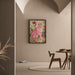 Quadro tigre - Tigre Rosa Floral