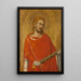 Saint Julien - Taddeo Gaddi — quadro incorniciato alla parete