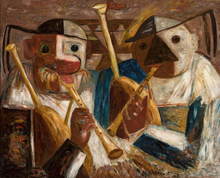 Tadeusz Makowski - Bagpiper Joueurs de biniou.webp