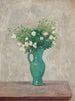 Bouquet in un vaso di fiori verdi - Tadeusz Makowski — vista dell’opera