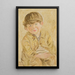 Garçon à la casquette à visière - Tadeusz Makowski — quadro incorniciato alla parete