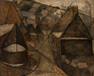 Paesaggio bretone con un pozzo - Tadeusz Makowski — vista dell’opera