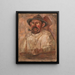 Busto d'uomo con cappello e pipa - Tadeusz Makowski — quadro incorniciato alla parete