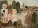 Bambini in un cortile di villaggio - Tadeusz Makowski — vista dell’opera