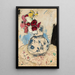 Fleurs dans un vase - Tadeusz Makowski — quadro incorniciato alla parete