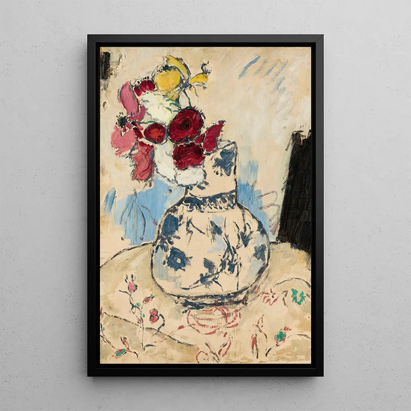 Tadeusz Makowski - Flowers in a flowervase.webp