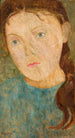 Fille à la tresse rouge - Tadeusz Makowski — vista dell’opera