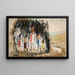 Gruppo di bambini - Tadeusz Makowski — quadro incorniciato alla parete