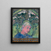 Tête de fille en fleurs - Tadeusz Makowski — quadro incorniciato alla parete