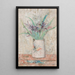 Iris dans un vase blanc - Tadeusz Makowski — quadro incorniciato alla parete