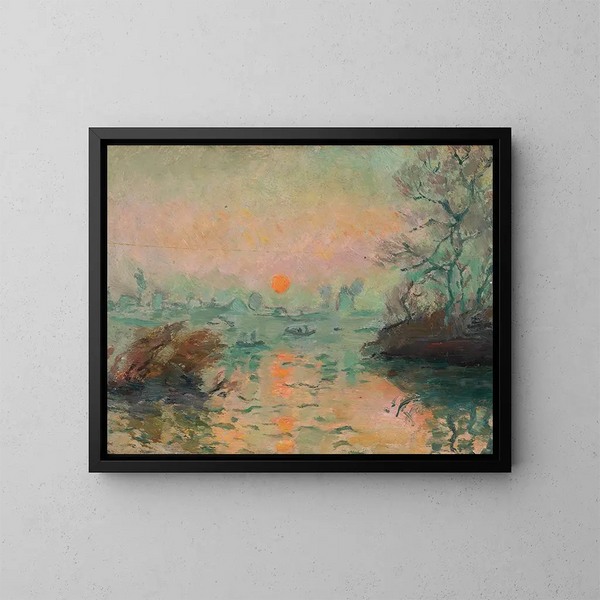 Paesaggio al tramonto - Tadeusz Makowski — quadro incorniciato alla parete