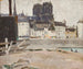Paesaggio con la cattedrale di Notre-Dame - Tadeusz Makowski — vista dell’opera