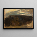 Paesaggio con il sole che attraversa - Tadeusz Makowski — quadro incorniciato alla parete