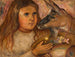Piccola ragazza con una capra - Tadeusz Makowski — vista dell’opera