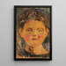 Tête de petite fille - Tadeusz Makowski — quadro incorniciato alla parete