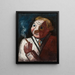 L'uomo con il sigaro Stéphane Manier - Tadeusz Makowski — quadro incorniciato alla parete