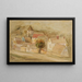 Piccola città - Tadeusz Makowski — quadro incorniciato alla parete