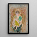 Mère et enfant - Tadeusz Makowski — quadro incorniciato alla parete
