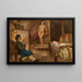 Pittore e modello - Tadeusz Makowski — quadro incorniciato alla parete