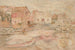 Paesaggio bretone con un uomo seduto - Tadeusz Makowski — vista dell’opera