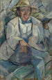 Portrait d'un homme au chapeau blanc - Tadeusz Makowski — vista dell’opera