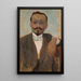 Portrait du sculpteur Bolesław Bażukiewicz - Tadeusz Makowski — quadro incorniciato alla parete