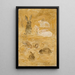 Lapins - Tadeusz Makowski — quadro incorniciato alla parete