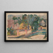 Casa sulla strada - Tadeusz Makowski — quadro incorniciato alla parete