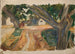 Alberi lungo la strada - Tadeusz Makowski — vista dell’opera