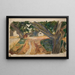 Alberi lungo la strada - Tadeusz Makowski — quadro incorniciato alla parete
