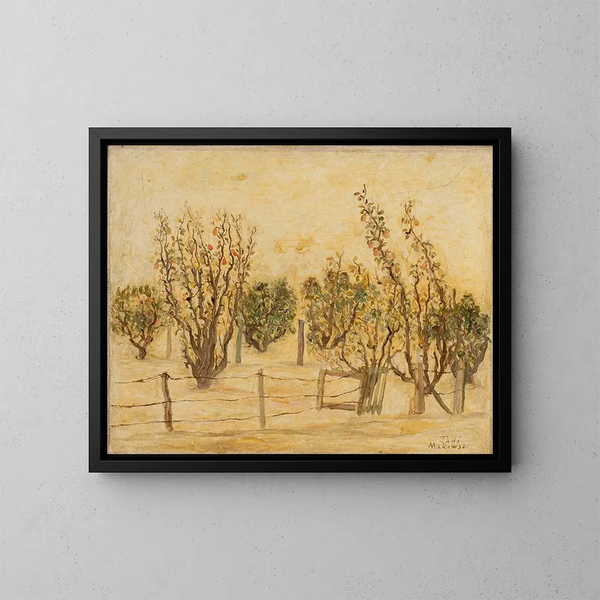 Triste - Tadeusz Makowski — quadro incorniciato alla parete