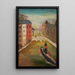 Navire dans une ville - Tadeusz Makowski — quadro incorniciato alla parete