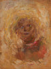 Schizzo di una testa con capelli biondi - Tadeusz Makowski — vista dell’opera
