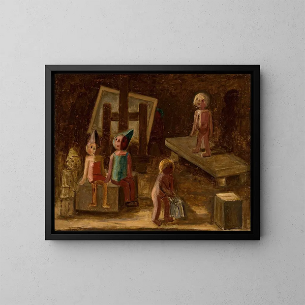 Piccolo modello - Tadeusz Makowski — quadro incorniciato alla parete