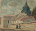 Piccola chiesa di paese a Breuilpont - Tadeusz Makowski — vista dell’opera
