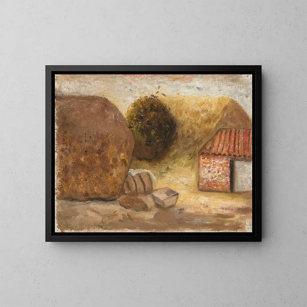 Stogi - Tadeusz Makowski — quadro incorniciato alla parete