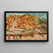 Vista dal Ponte a Espaly - Tadeusz Makowski — quadro incorniciato alla parete