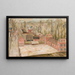 Vista di una piccola città - Tadeusz Makowski — quadro incorniciato alla parete