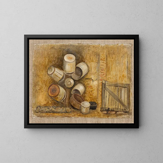 Wiadra - Tadeusz Makowski — quadro incorniciato alla parete