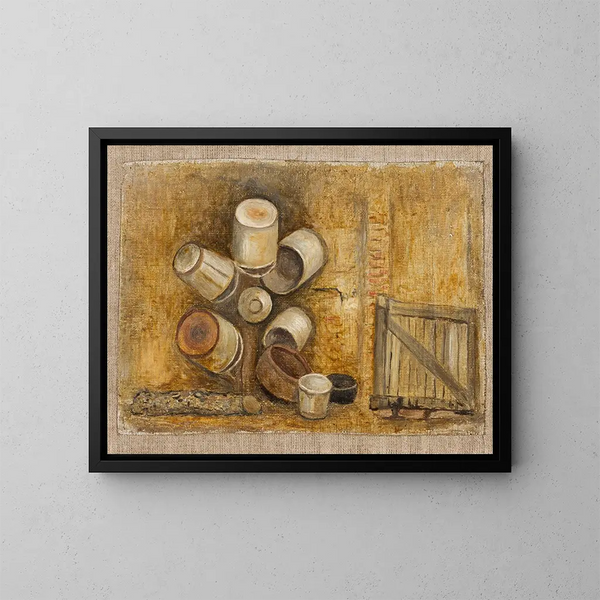 Wiadra - Tadeusz Makowski — quadro incorniciato alla parete