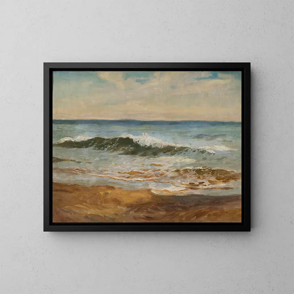 Vista marina - Tadeusz Popiel — quadro incorniciato alla parete