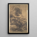 Nuages visitant une retraite di montagna - Tao Hong — quadro incorniciato alla parete