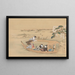 Bateau vers le Yoshiwara - Teisai Hokuba — quadro incorniciato alla parete