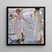 Tempo per un bagno a Valencia - Joaquín Sorolla — quadro incorniciato alla parete