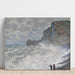 Riproduzione del dipinto Tempo violento a Étretat - Claude Monet