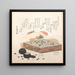 Tenue per il gioco del Go - Kubo Shunman — quadro incorniciato alla parete