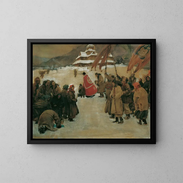 Jordanfest - Teodor Axentowicz — quadro incorniciato alla parete