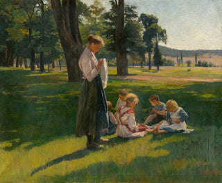 Nel prato - Teodor Zemplényi — vista dell’opera